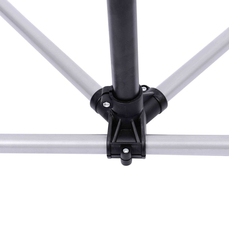 HOMCOM Adjustable Bicycle Repair Stand Tool Display Silvery Grey