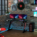 HOMCOM Gaming & Computer Desk - Black & Red