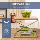 Portable Mini Stepper Exercise Legs Arms Thigh Toner Workout Toning Machine Fitness Stair Steps, White for Home