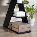 Computer Desk, Home Office Desk, Writing Table, 120x60x75.5cm Laptop Workstation with 6 Open Shelves for Adults and Kids, White and Black Storage