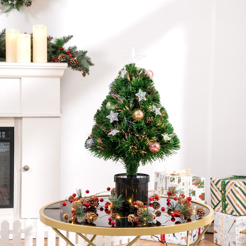 HOMCOM 2ft Table Top Christmas Tree