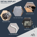 Adjustable Twist Stepper Aerobic Ab Exercise Fitness Workout Machine W/ Elastic Bands, LCD Screen, Height Adjust Handlebars For Home Gym