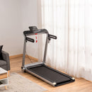 HOMCOM Folding Treadmill Electric Motorised 46cm Mat Running Machine w/ LED Display, USB Port