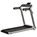 HOMCOM Folding Treadmill Electric Motorised 46cm Mat Running Machine w/ LED Display, USB Port