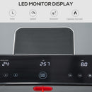 HOMCOM Folding Treadmill Electric Motorised 46cm Mat Running Machine w/ LED Display, USB Port