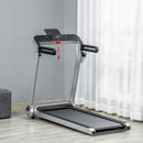 HOMCOM Folding Treadmill Electric Motorised 46cm Mat Running Machine w/ LED Display, USB Port