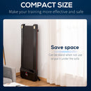 Indoor Walking Treadmill Exercise Pad Machine for Home - Black