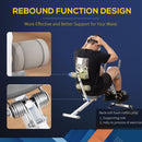 2-IN-1 Core&Abdominal Trainers, Ab Trainer and Sit Up Bench, Core Muscle Trainer w/ Foam Roller, Adjustable Fitness Crunch Machine, Training Bench Foam Roller, Training Bench for Home GYM