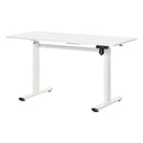 Vinsetto Electric Height Adjustable Standing Desk with Large Desktop for Home Office - White