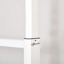 Vinsetto Electric Height Adjustable Standing Desk with Large Desktop for Home Office - White