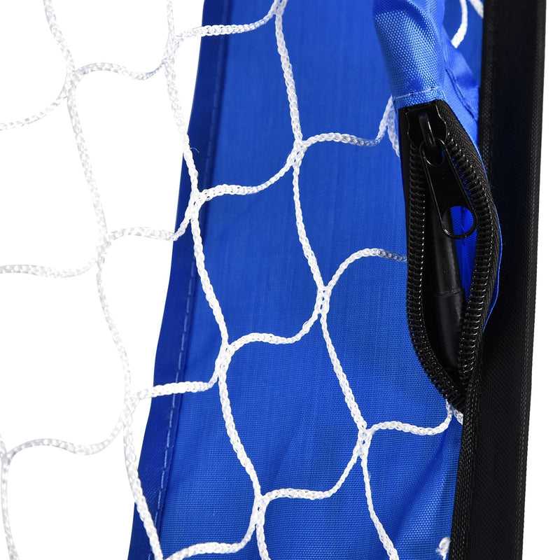 HOMCOM 2 in 1 Pop Up Soccer Nets Kids Target Goal Net for Backyard Outdoor Sports and Practice 2-in-1