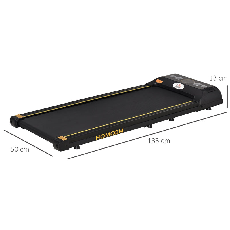 Walking Treadmill Walking Pad for Home, Office, Fitness Studio, Training Room Aerobic Exercise Machine LED Display, Black Display Home