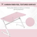 HOMCOM Gaming & Computer Desk - Pink