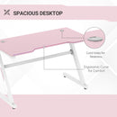 HOMCOM Gaming & Computer Desk - Pink