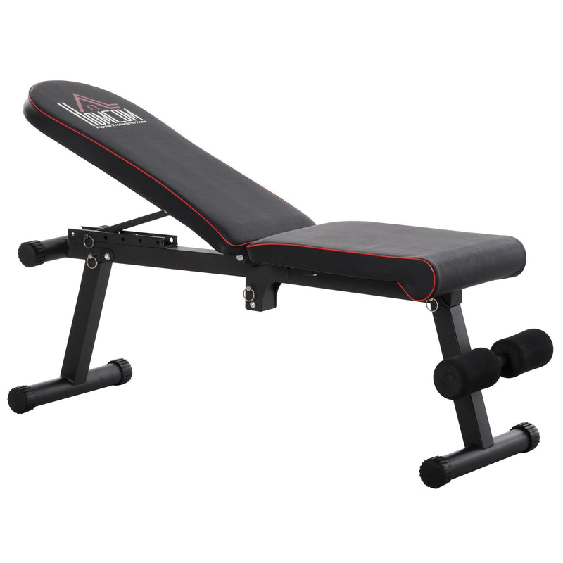 Multifunctional Sit Up Dumbbell Bench Adjustable Backpad Foldable Exercise Machine for Home, Office and Gym, Black Home