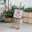 Vinsetto H-Frame Wooden Studio Easel