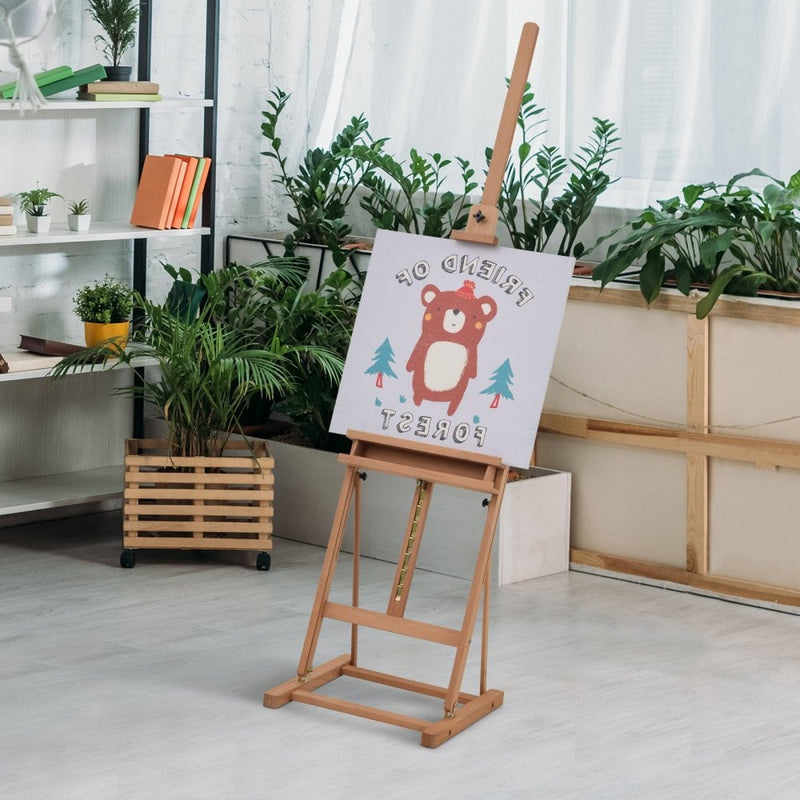 Vinsetto H-Frame Wooden Studio Easel