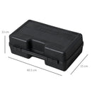 Adjustable Dumbbell Set of 2 with Solid Handle and Portable Carry Case