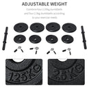 Adjustable Dumbbell Set of 2 with Solid Handle and Portable Carry Case