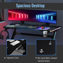 HOMCOM Gaming & Computer Desk - Black