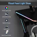 HOMCOM Gaming & Computer Desk - Black