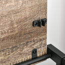 Folding Computer Desk Writing Study Table Industrial Home Office Workstation, 90 x 45 x 74cm, Rustic Brown Workstation