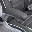 Vinsetto  Home Office Chair Executive Height Adjustable Rolling Swivel Chair With Tilt Function PU Grey 69 x 65 x 112-122 cm