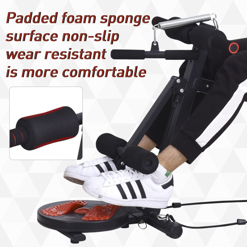Multifunctional Sit Up and Dumbbell Bench Exercise with Resistant Rope and Twist Waist Disc for Home, Office and Gym Adjustable Office