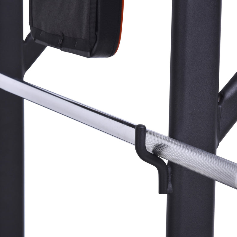 Steel Strength Training Power Tower Pull Up Station Black/Red