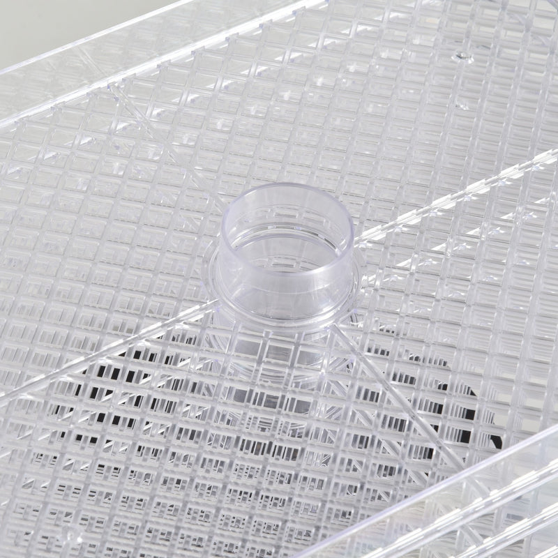HOMCOM Food Dehydrator 5 Tier 500W - White