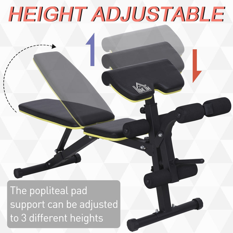 Adjustable Sit-Up Dumbbell Bench Multi-Functional Purpose Hyper Extension Bench With Adjustable Seat and Back Angle