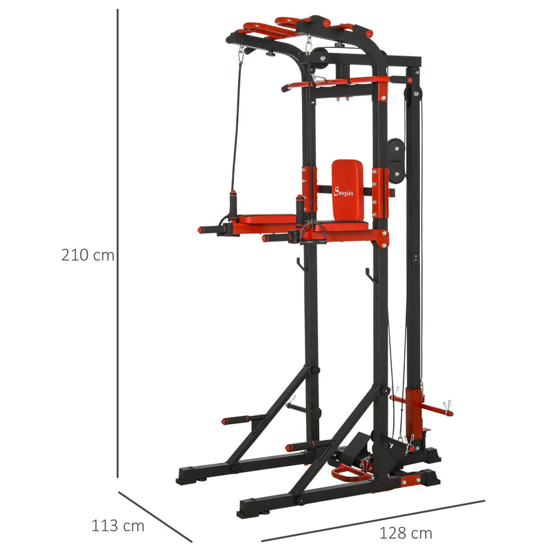 Pull Up Bar Station Power Tower for Home Gym Traning Workout Equipment Arms, Legs, Waist, Buttocks, Abdomen Exercise