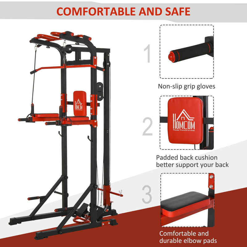 Pull Up Bar Station Power Tower for Home Gym Traning Workout Equipment Arms, Legs, Waist, Buttocks, Abdomen Exercise