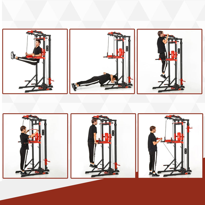 Pull Up Bar Station Power Tower for Home Gym Traning Workout Equipment Arms, Legs, Waist, Buttocks, Abdomen Exercise