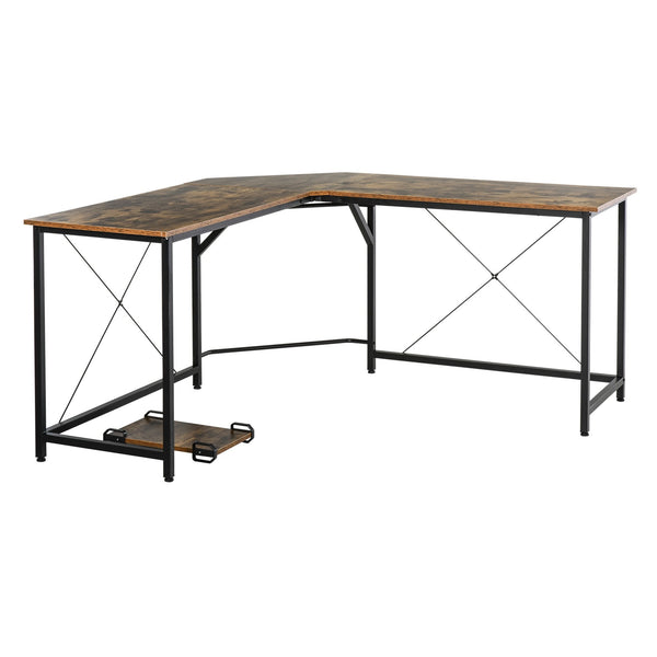 Corner Gaming Desk L-Shape Computer PC Workstation Home Office Three Worktop Writing Table 150 X 150 X 75 Cm