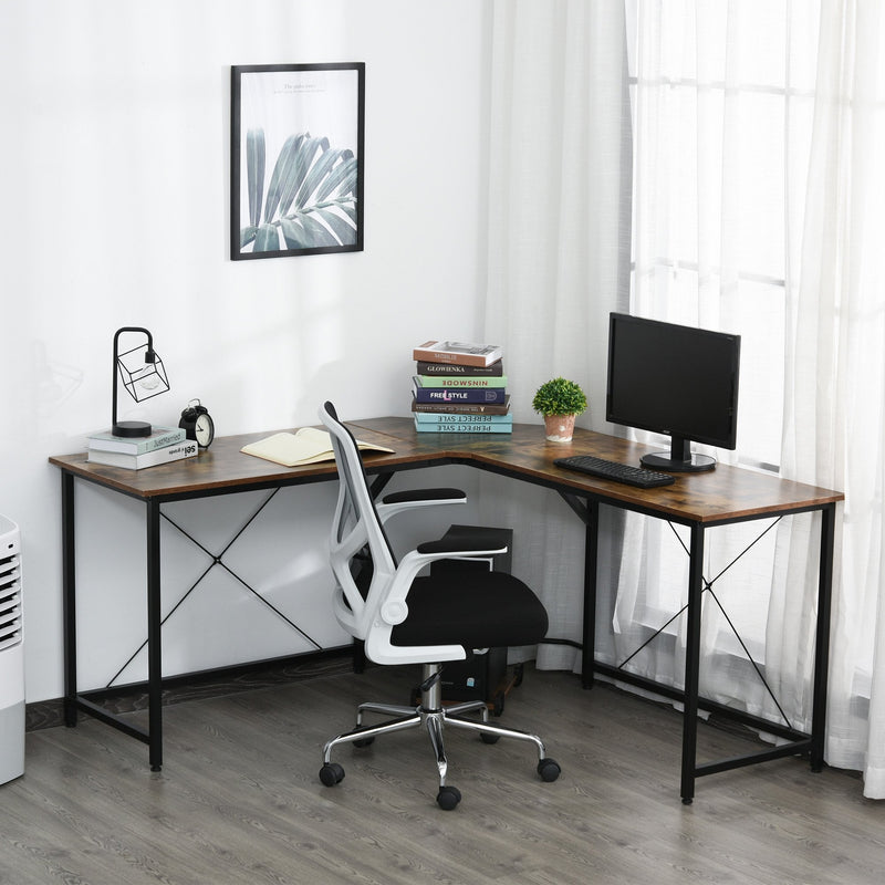 Corner Gaming Desk L-Shape Computer PC Workstation Home Office Three Worktop Writing Table 150 x 150 x 75 cm