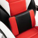 Vinsetto Cool & Stylish Gaming Chair Ergonomic w/ Padding Footrest Neck Back Pillow Adjustable Chair Red