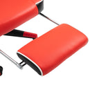 Vinsetto Cool & Stylish Gaming Chair Ergonomic w/ Padding Footrest Neck Back Pillow Adjustable Chair Red