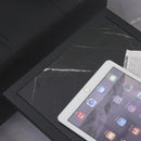 Steel Frame C-Shaped Side Table Black