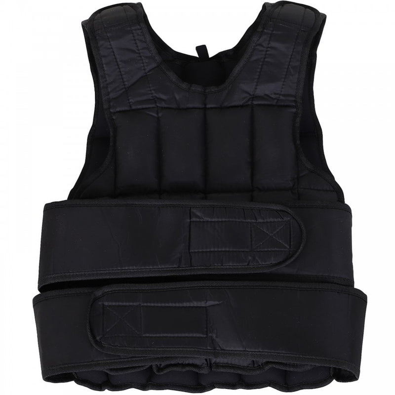 15kg Adjustable Metal Sand Weight Vest Black