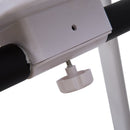 Steel Folding Motorized Home Treadmill W/ LCD Monitor White