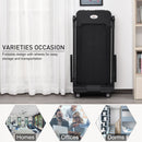 HOMCOM 600W Foldable Steel Motorised Treadmill Running Machine w/ LCD Monitor Black