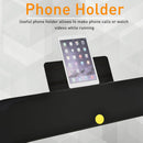 HOMCOM 600W Foldable Steel Motorised Treadmill Running Machine w/ LCD Monitor Black