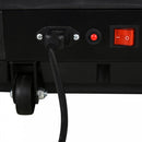 HOMCOM 600W Foldable Steel Motorised Treadmill Running Machine w/ LCD Monitor Black