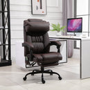 Vinsetto PU Leather 6-Point Massage Desk Chair w/ Remote Brown