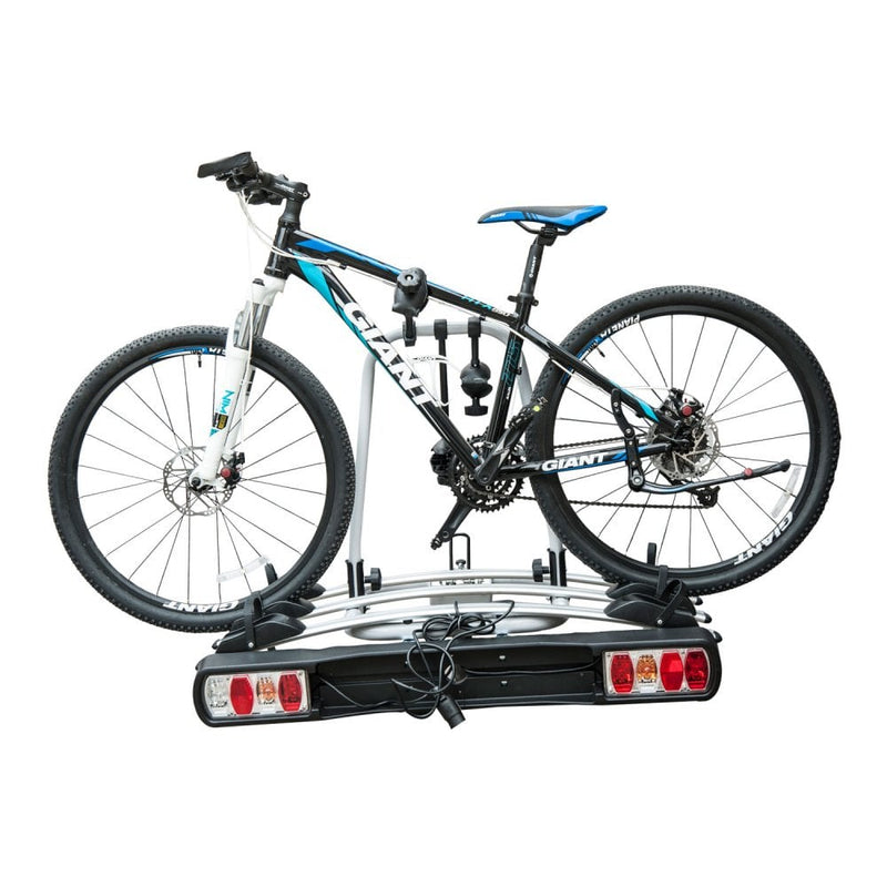 HOMCOM Rear-mounted Bicycle Carrier Rack 3 Bike Car Rear Tow Bar SUV M