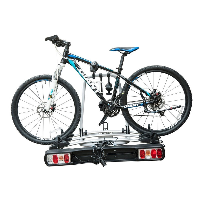 HOMCOM Rear-mounted Bicycle Carrier Rack Bike Car Rear Tow Bar SUV M