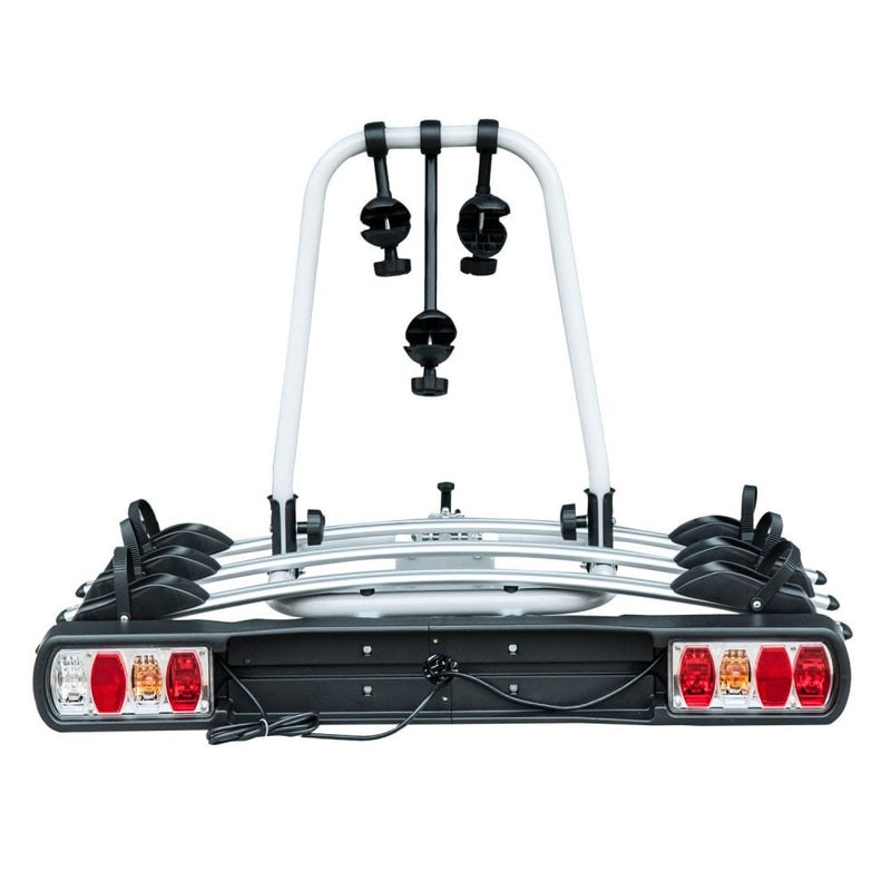 HOMCOM Rear-mounted Bicycle Carrier Rack 3 Bike Car Rear Tow Bar SUV Mountain Hitch Mounted