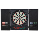 HOMCOM MDF LED Electronic Dartboard w/ 12 Darts