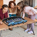 HOMCOM 2ft Indoor MDF Football Table-Top Blue